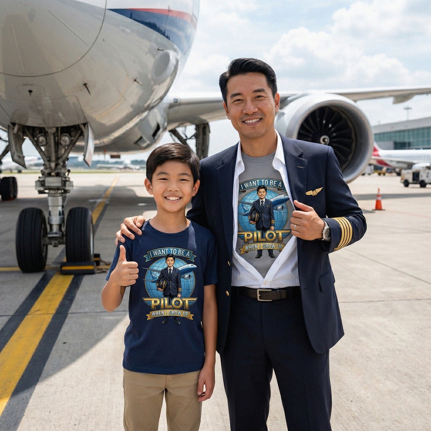 Youth Future Pilot Tee – Asian Boy