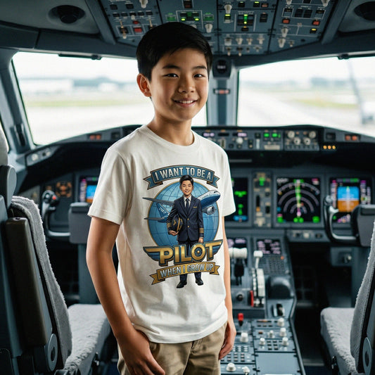 Youth Future Pilot Tee – Asian Boy