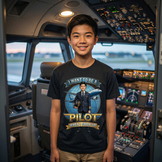 Future Pilot Tee – Asian Boy