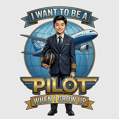 Future Pilot Tee – Asian Boy