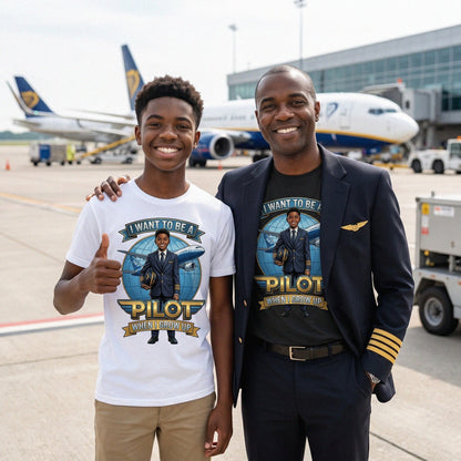 Future Pilot Tee – Black Boy
