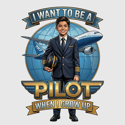 Youth Future Pilot Tee – Latino Boy