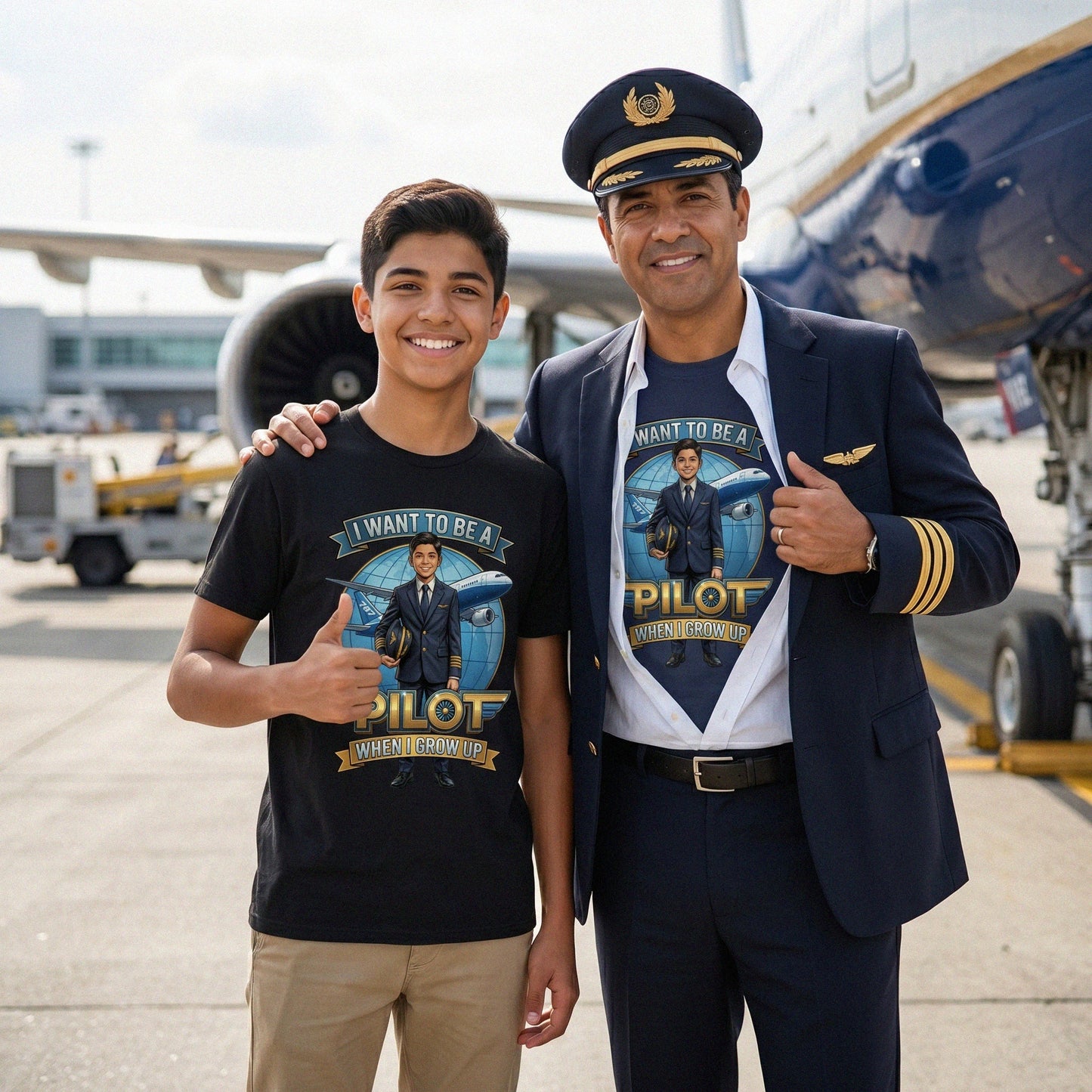 Future Pilot Tee – Latino Boy