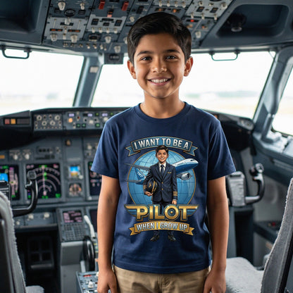 Youth Future Pilot Tee – Latino Boy