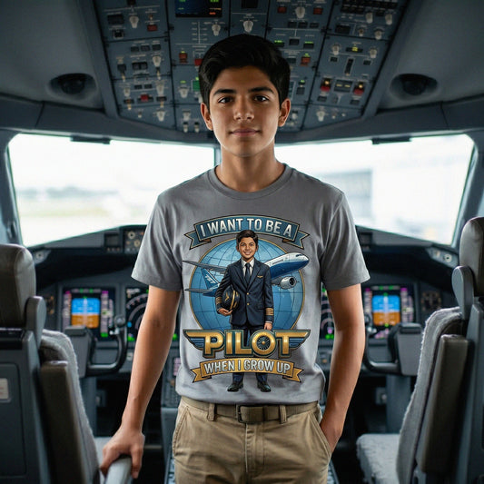 Future Pilot Tee – Latino Boy