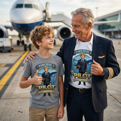 Youth Future Pilot Tee – White Boy