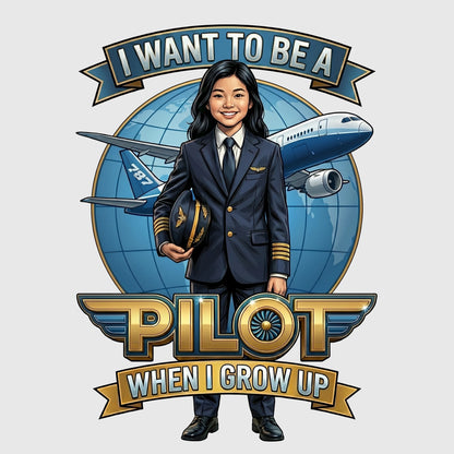 Youth Future Pilot Tee – Asian Girl