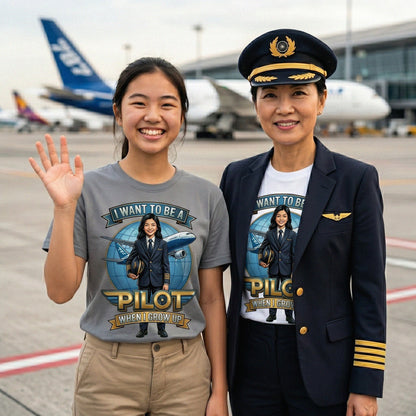 Future Pilot Tee – Asian Girl