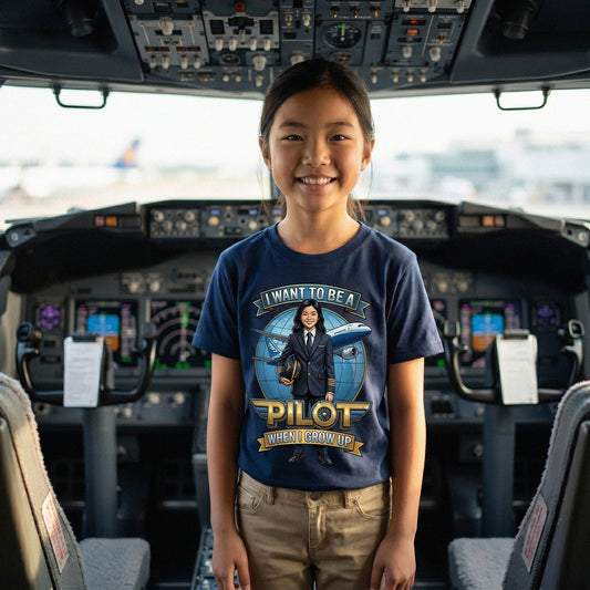 Youth Future Pilot Tee – Asian Girl