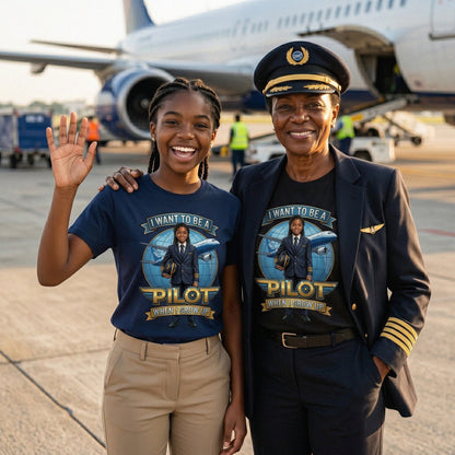 Future Pilot Tee – Black Girl