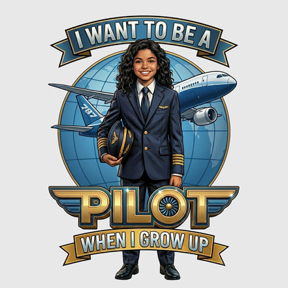 Youth Future Pilot Tee – Latina Girl