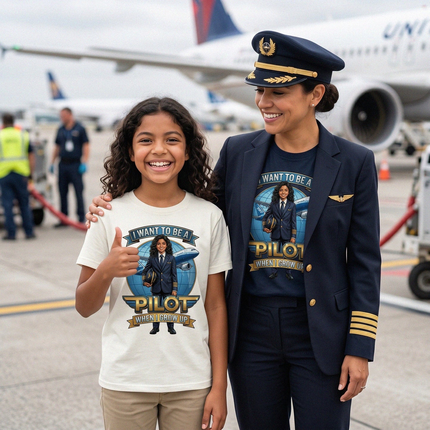 Youth Future Pilot Tee – Latina Girl