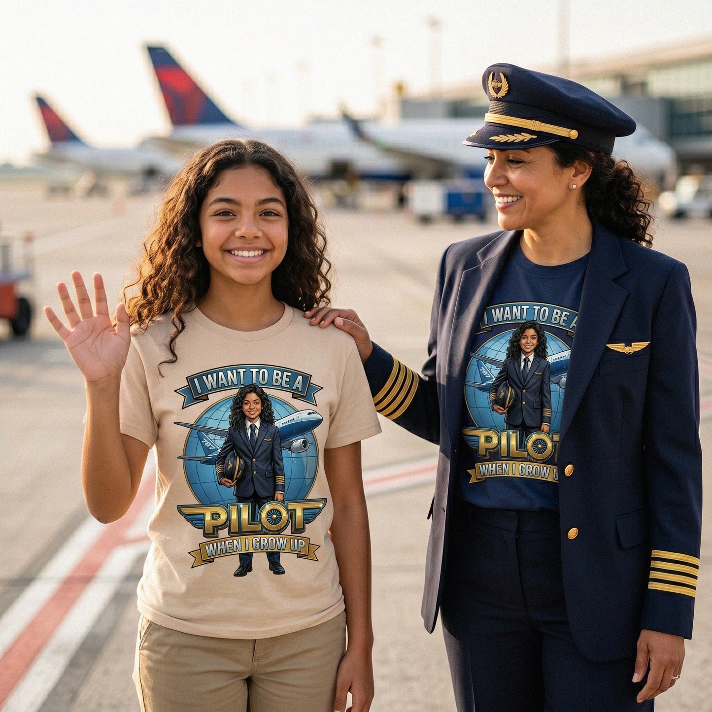 Future Pilot Tee – Latina Girl