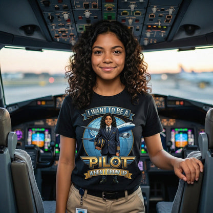 Future Pilot Tee – Latina Girl