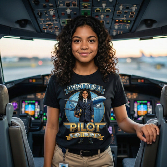 Future Pilot Tee – Latina Girl