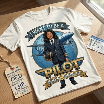 Youth Future Pilot Tee – Latina Girl