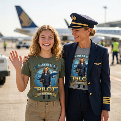 Future Pilot Tee – White Girl