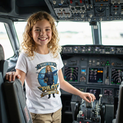 Youth Future Pilot Tee – White Girl