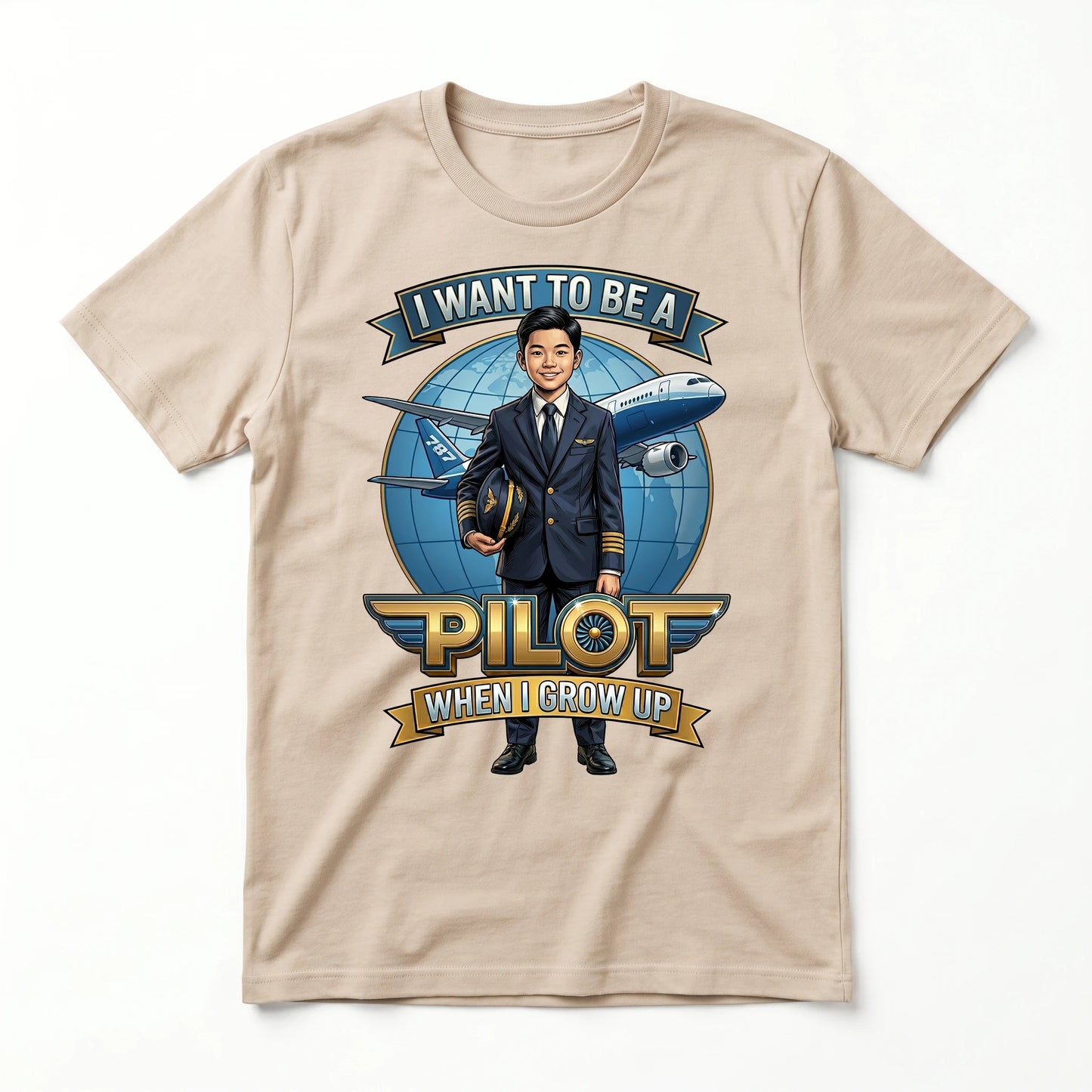 Future Pilot Tee – Asian Boy