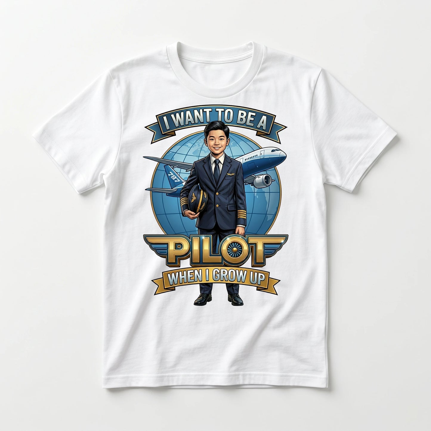 Future Pilot Tee – Asian Boy