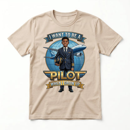 Future Pilot Tee – Black Boy