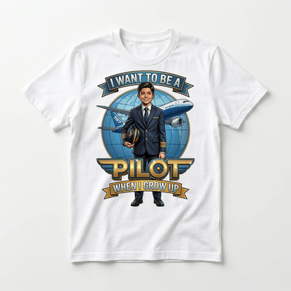 Future Pilot Tee – Latino Boy