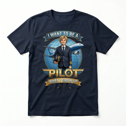 Youth Future Pilot Tee – White Boy