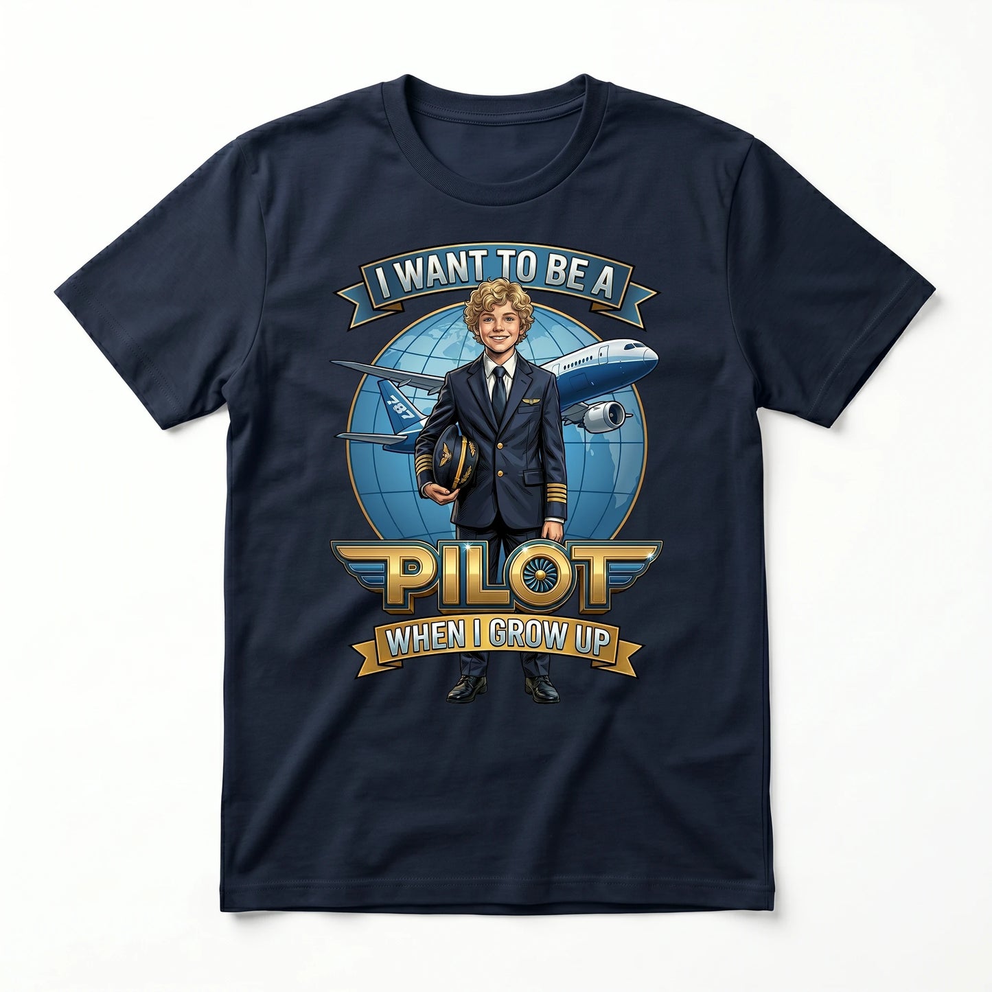 Future Pilot Tee – White Boy