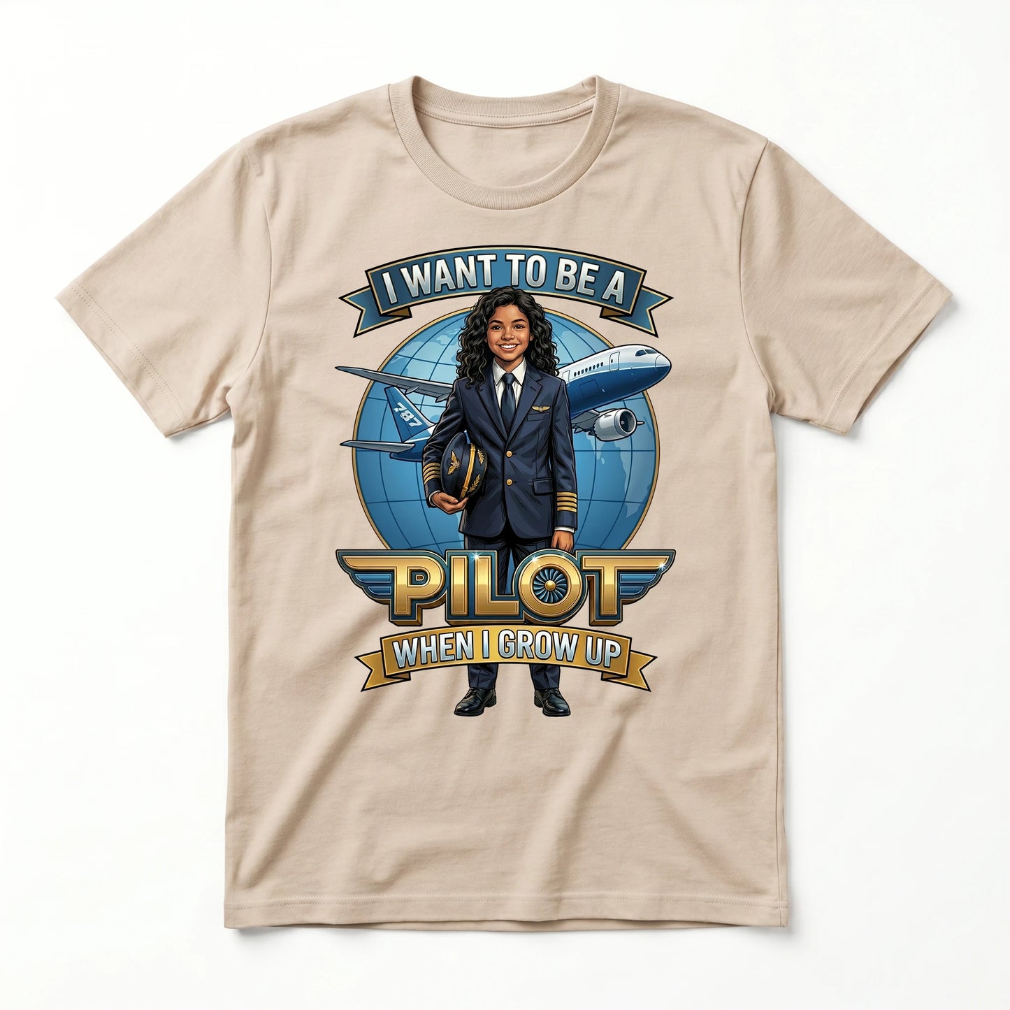 Future Pilot Tee – Latina Girl
