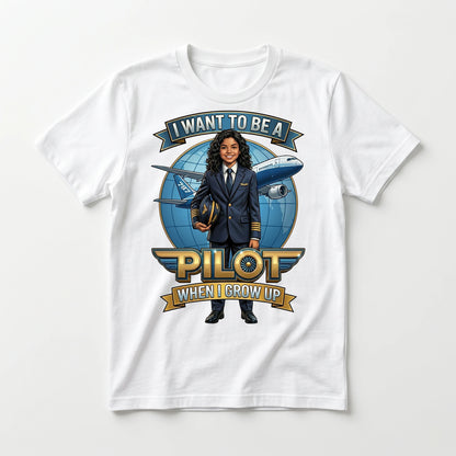 Youth Future Pilot Tee – Latina Girl