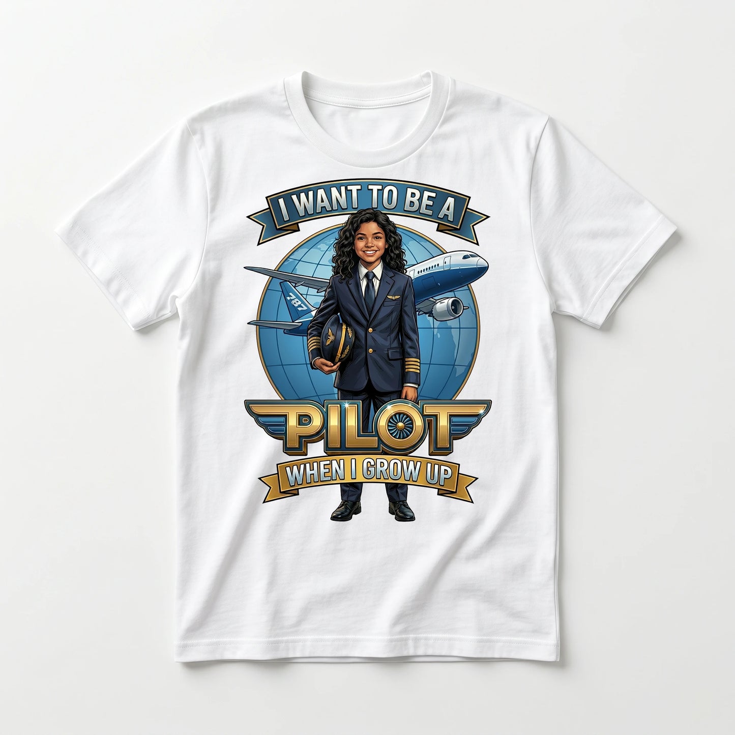 Future Pilot Tee – Latina Girl