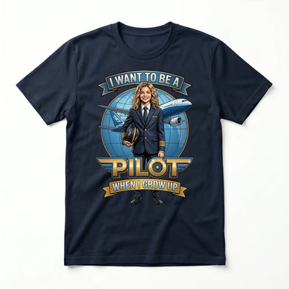 Youth Future Pilot Tee – White Girl