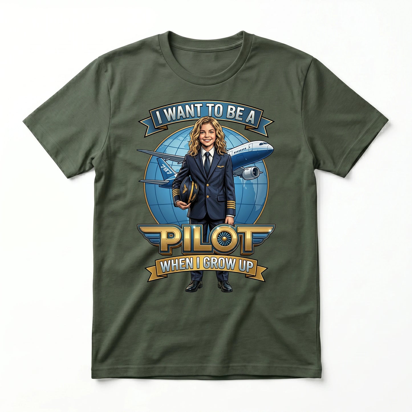 Future Pilot Tee – White Girl