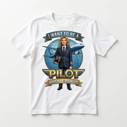 Future Pilot Tee – White Girl