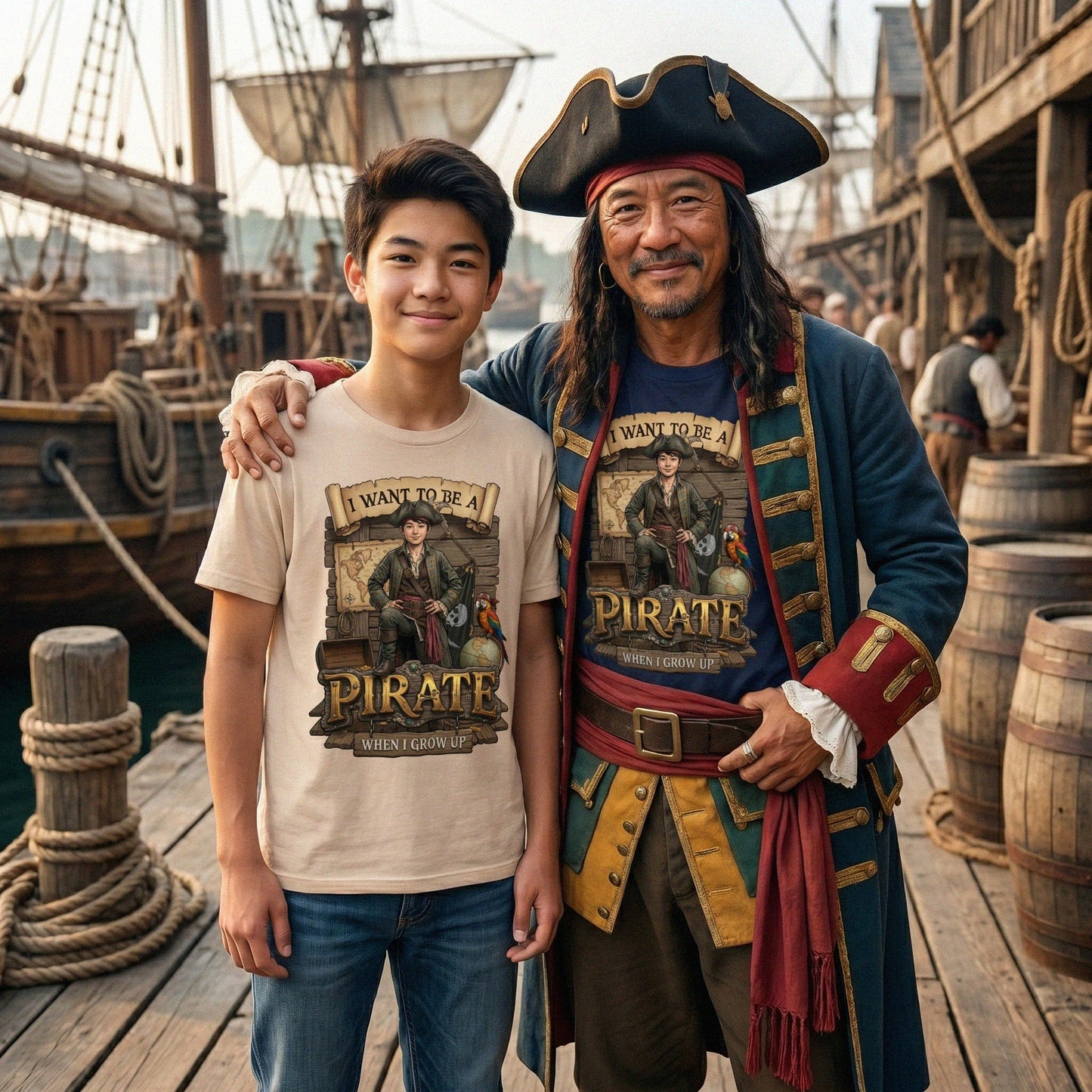 Fun Pirate Tee – Asian Boy