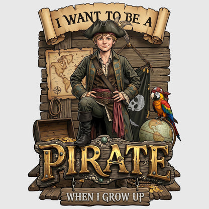 Youth Fun Pirate Tee – White Boy