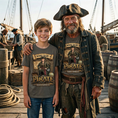 Youth Fun Pirate Tee – White Boy