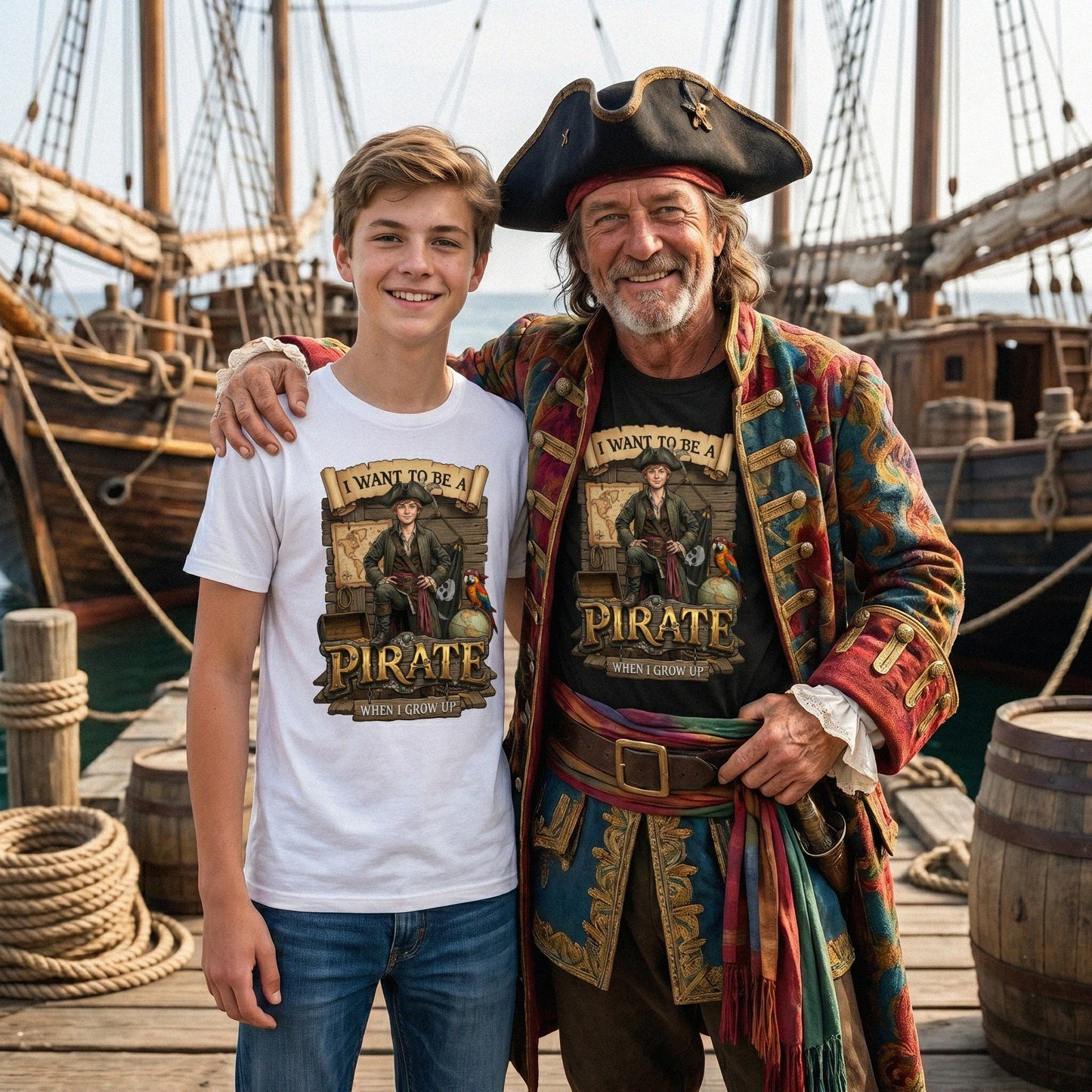 Fun Pirate Tee – White Boy