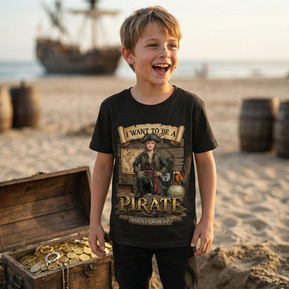 Youth Fun Pirate Tee – White Boy