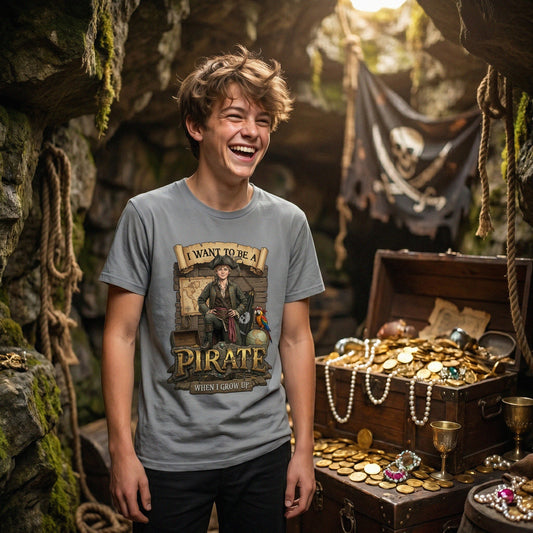 Fun Pirate Tee – White Boy