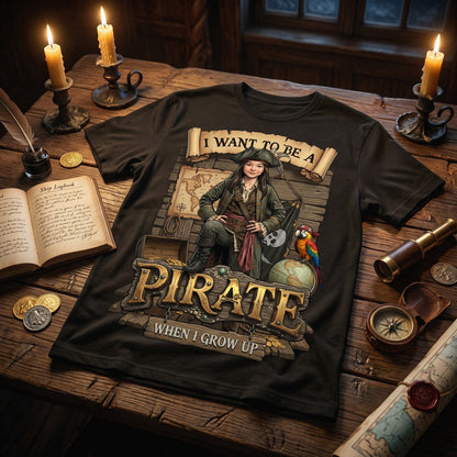 Fun Pirate Tee – Asian Girl