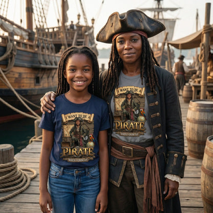 Youth Fun Pirate Tee – Black Girl