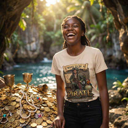 Fun Pirate Tee – Black Girl