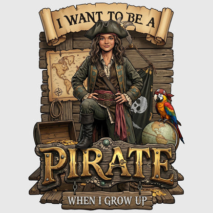 Fun Pirate Tee – Latino Girl