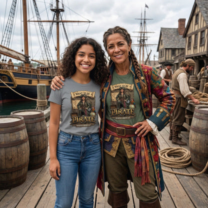 Fun Pirate Tee – Latino Girl
