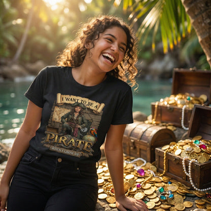 Fun Pirate Tee – Latino Girl