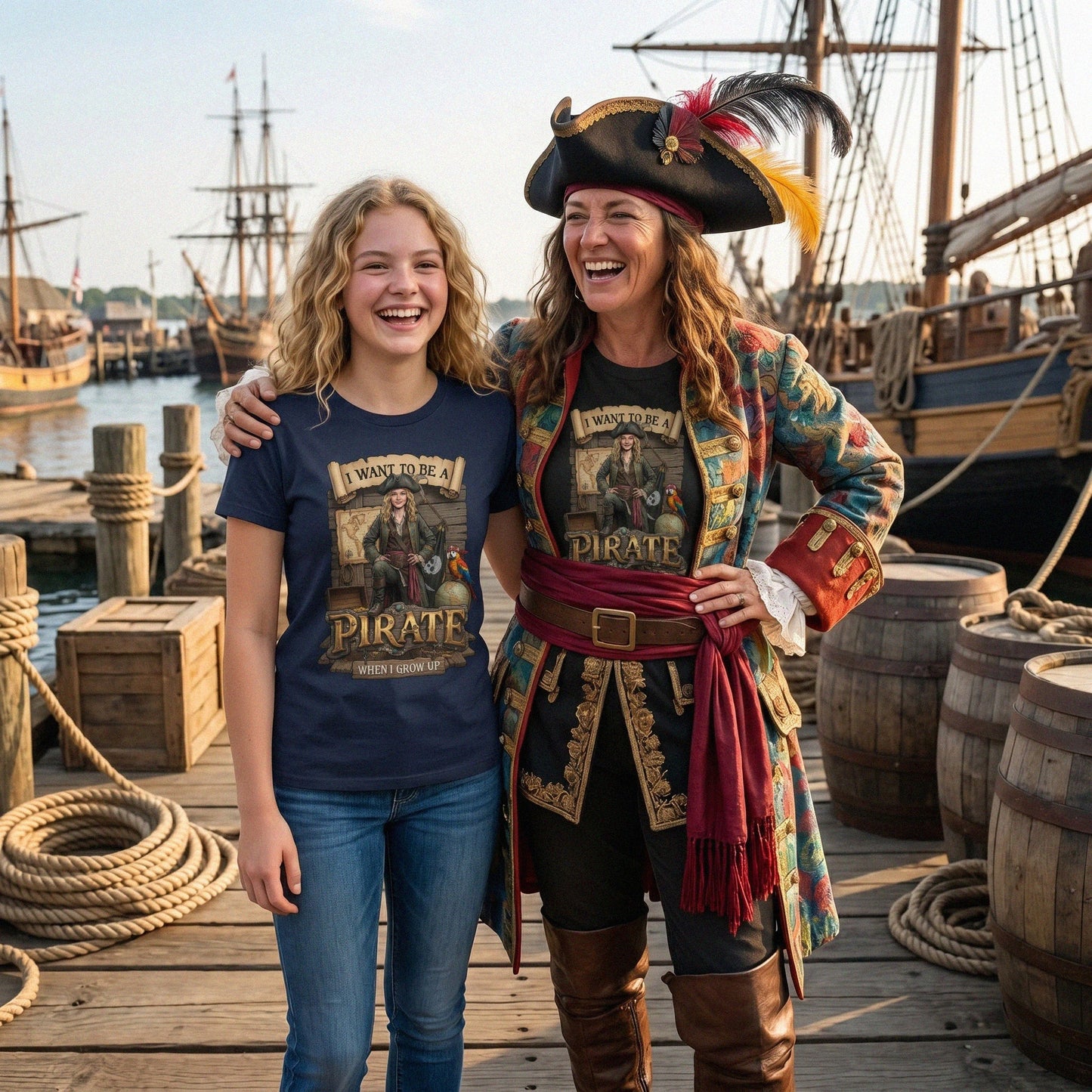 Fun Pirate Tee – White Girl
