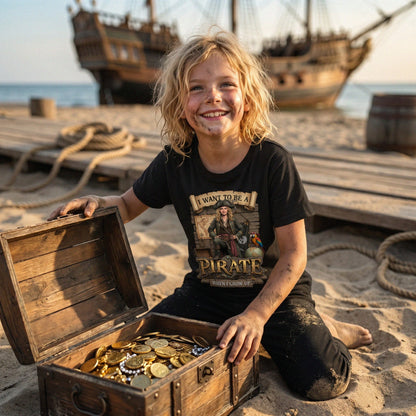 Youth Fun Pirate Tee – White Girl