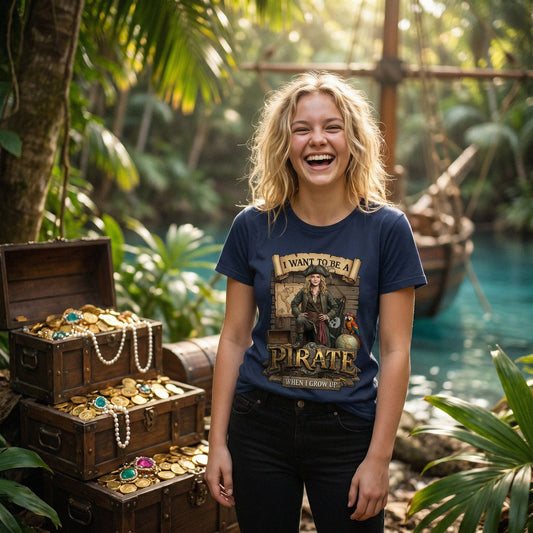 Fun Pirate Tee – White Girl
