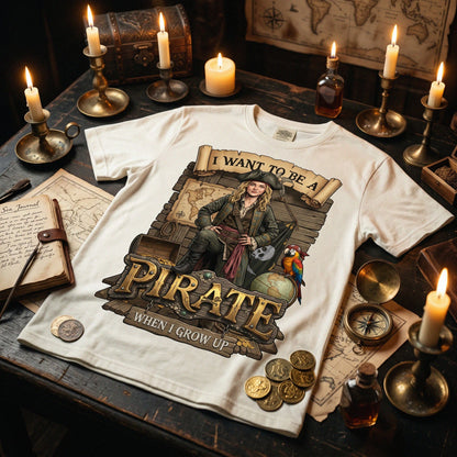 Fun Pirate Tee – White Girl